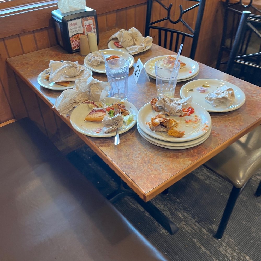Pizza Ranch - a table with plates of food on it - Pizza Near Me - Eau Claire, Wisconsin Pizza Ranch - a table with plates of food on it - Pizza Near Me - Eau Claire, Wisconsin