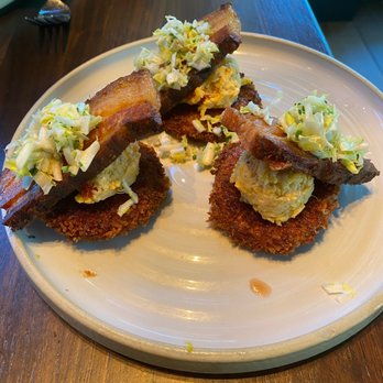 Yardbird - Fried Green Tomato BLT - Southern Near Me - Dallas, Texas Yardbird - Fried Green Tomato BLT - Southern Near Me - Dallas, Texas