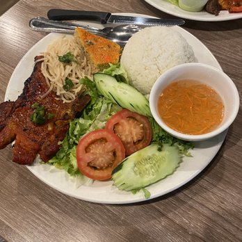 Bone & Broth - Pork-Chop (b) and Rice dish - Vietnamese Near Me - Ontario, California
