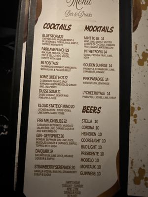 Menu photo 8 KLOUD East Midtown New York, NY