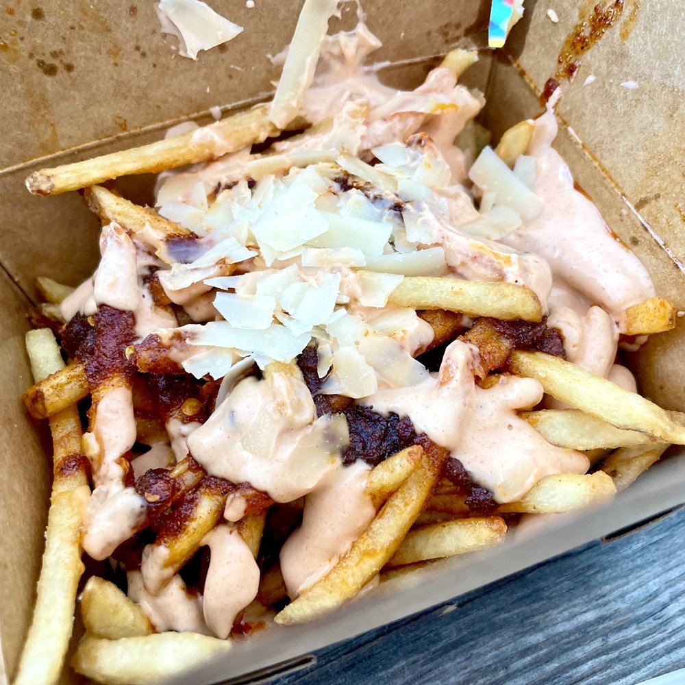 Street Beet - Litty fries! A current speciality fry that is spicy and guaranteed to light your mouth on fire in the best way. They were indeed lit. - Vegan Near Me - Detroit, Michigan Street Beet - Litty fries! A current speciality fry that is spicy and guaranteed to light your mouth on fire in the best way. They were indeed lit. - Vegan Near Me - Detroit, Michigan