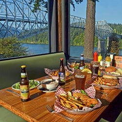 Bridgeside - Food with a view of Columbia River and Bridge of the Gods at Bridgeside.