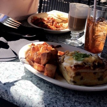 Betty's - Mickey's Casserole, ice coffee and a coffee cocktail! - New American Near Me - Buffalo, New York Betty's - Mickey's Casserole, ice coffee and a coffee cocktail! - New American Near Me - Buffalo, New York