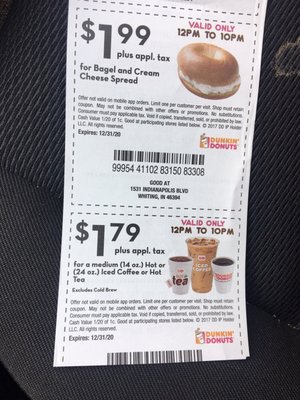 Menu photo 1 Dunkin' Whiting, IN