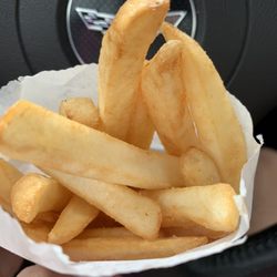 Burger Box - Hot and salty fries - yum!