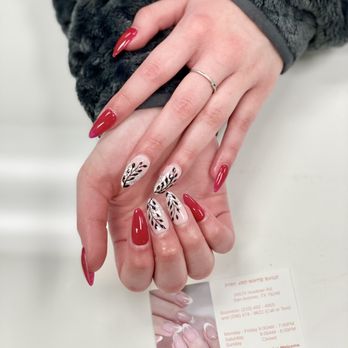 Pink and White Nails - GEL-X - Nail Salons Near Me - San Antonio, Texas Pink and White Nails - GEL-X - Nail Salons Near Me - San Antonio, Texas
