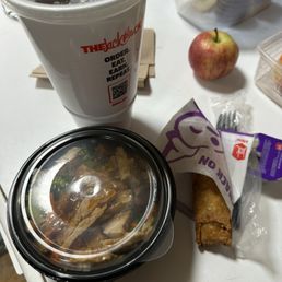 Half of an order. Half of an order.