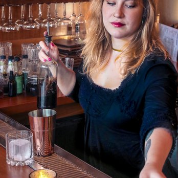 The Sidecar at the Tap - Violet . . . combines professionalism, charm, and wit in making a great Black Manhattan. - Speakeasies Near Me - Minneapolis, Minnesota