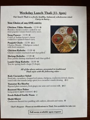 Menu photo 8 India Restaurant Providence, RI