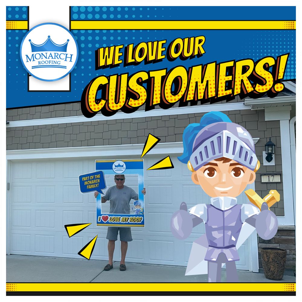 Slide of Monarch Roofing