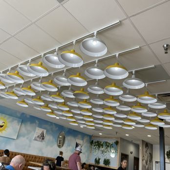 Golden Yolk - Lighting to look like eggs - Breakfast & Brunch Near Me - Cleveland, Tennessee Golden Yolk - Lighting to look like eggs - Breakfast & Brunch Near Me - Cleveland, Tennessee