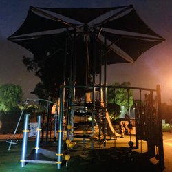 Marina Hills Park - the playground at night. bring your flashlights.