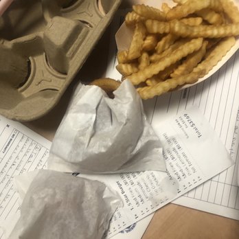 Pittsburg Five Star Burger - Should be two fry's and one onion ring - Breakfast & Brunch Near Me - Pittsburg, California Pittsburg Five Star Burger - Should be two fry's and one onion ring - Breakfast & Brunch Near Me - Pittsburg, California