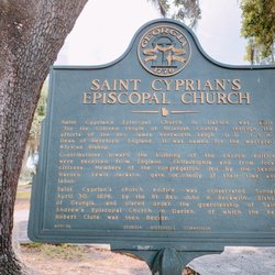 Saint Cyprian's Episcopal Church - Georgia Historical Marker.