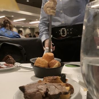 Fogo de Chão - Chicken on a skewer. Part of the experience. - Brazilian Near Me - Pittsburgh, Pennsylvania
