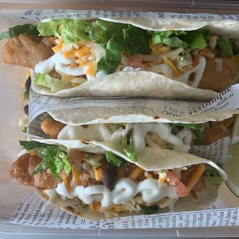 Rico Burrito - two tacos in a plastic container - Desserts Near Me - Toronto, Ontario Rico Burrito - two tacos in a plastic container - Desserts Near Me - Toronto, Ontario