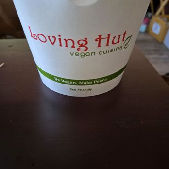 Loving Hut - To go container with pho soup - Vegan Near Me - Glendora, California Loving Hut - To go container with pho soup - Vegan Near Me - Glendora, California