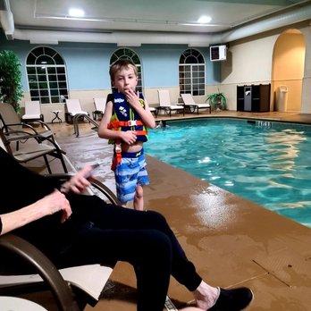 Riversedge Motel - My grandson swimming in the indoor pool at Riveredge motel in Dillsboro NC - Hotels Near Me - Cherokee, North Carolina