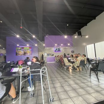 That's My Dog - Dining room -there is a small stage on the left side of this photo - Hot Dogs Near Me - Katy, Texas That's My Dog - Dining room -there is a small stage on the left side of this photo - Hot Dogs Near Me - Katy, Texas