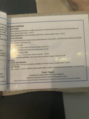 Menu photo 1 Liberty kitchen Alicante, A