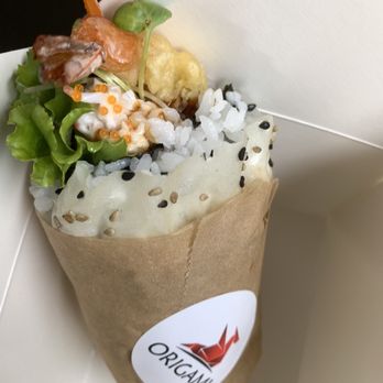 Origami - Dragon Wrap regular order size - Sushi Bars Near Me - San Ramon, California