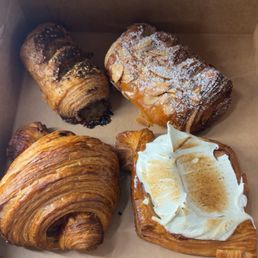 Pork roll, ham and cheese, almond claw, s'mores