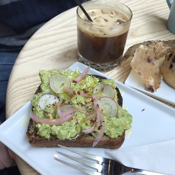 Bolt Coffee - Avocado smash and a ginger snap (so good!) - Coffee & Tea Near Me - Providence, Rhode Island