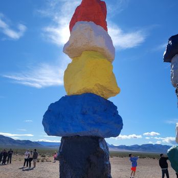 Seven Magic Mountains - Public Art Near Me - Las Vegas, Nevada