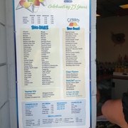 Photo of Snowizard Snoball Stand - New Orleans, LA, United States. Menu