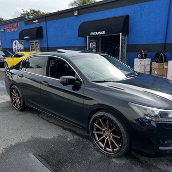 Harbor Sound - My new wheels 20" and no need to lower feels in wheel well perfectly - Car Stereo Installation Near Me - Santa Ana, California Harbor Sound - My new wheels 20" and no need to lower feels in wheel well perfectly - Car Stereo Installation Near Me - Santa Ana, California