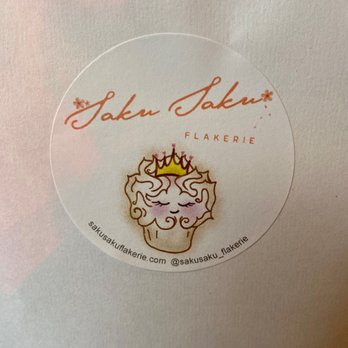 Saku Saku Flakerie - Cute sticker that came with their bags - Bakeries Near Me - Washington, DC, District of Columbia Saku Saku Flakerie - Cute sticker that came with their bags - Bakeries Near Me - Washington, DC, District of Columbia