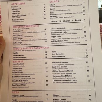 Coco Cafe - Menu - Desserts Near Me - Stamford, Connecticut