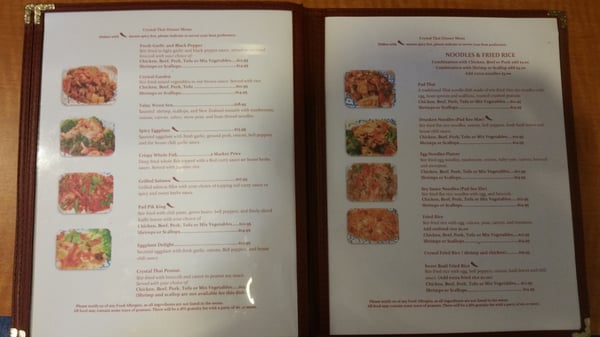 Menu photo 7 Crystal Thai Restaurant Owings Mills, MD Menu photo 7 Crystal Thai Restaurant Owings Mills, MD