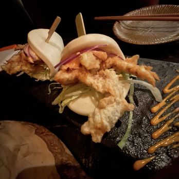 Kin Ramen - Softshell Crab Nikuman - Ramen Near Me - New York, New York Kin Ramen - Softshell Crab Nikuman - Ramen Near Me - New York, New York