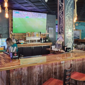 Florida Seafood - Bar area.   Very nice - Seafood Near Me - Ormond Beach, Florida