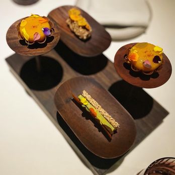 Indienne - quinoa (jhal muri), passion fruit pani puri - Indian Near Me - Chicago, Illinois