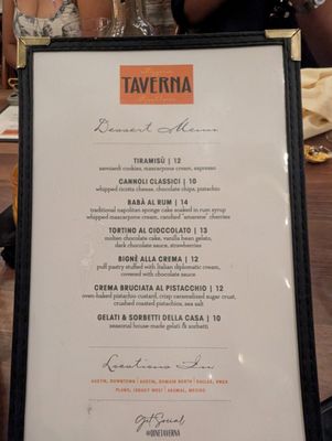 Menu photo 2 Taverna Dallas, TX Menu photo 2 Taverna Dallas, TX