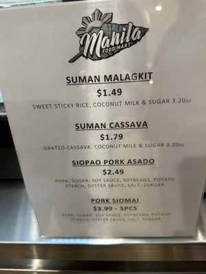 Menu photo 6 Manila Food Mart Lake Forest, CA