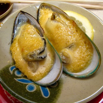 Genki Sushi - Baked Mussels - Sushi Bars Near Me - Waipahu, Hawaii Genki Sushi - Baked Mussels - Sushi Bars Near Me - Waipahu, Hawaii