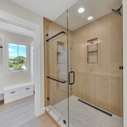 Master shower
