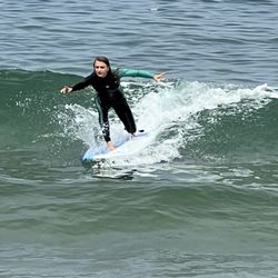 Surf Blessons - Sloan almost standing!
