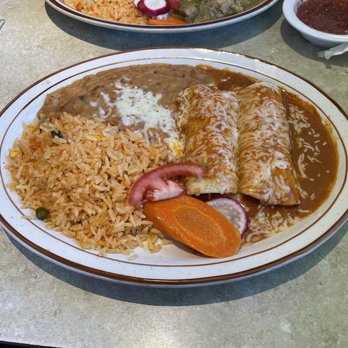 Casa Adelita - Chicken Enchilada Plate - Mexican Near Me - La Habra, California