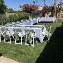 Affordable Party & Event Rentals - Tables and chairs from Affordable Party & Event Rentals