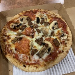 Pepperoni and mushroom Pepperoni and mushroom