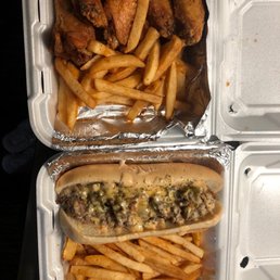 Steak Philly, 8 Piece Wings Steak Philly, 8 Piece Wings