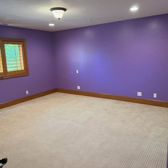 Milton Painting - The other part of the room painted purple. - Painters Near Me Milton Painting - The other part of the room painted purple. - Painters Near Me