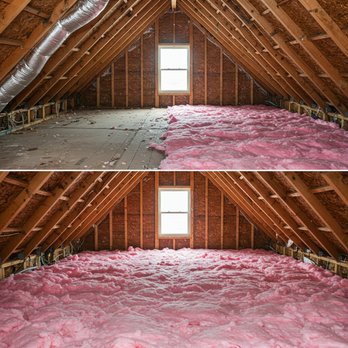 Hero Pests Control - Before-and-after attic transformation. We removed debris and installed premium insulation to boost comfort, cleanliness. - Pest Control Near Me Hero Pests Control - Before-and-after attic transformation. We removed debris and installed premium insulation to boost comfort, cleanliness. - Pest Control Near Me