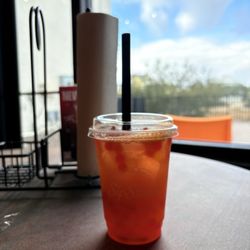 Billy's Gourmet Hot Dogs - Strawberry mango boba chiller