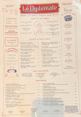 Menu photo 1 Le Diplomate Washington, DC, DC Menu photo 1 Le Diplomate Washington, DC, DC