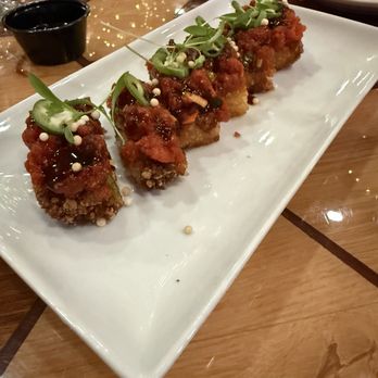 Sakura Harbour - Tuna Crispy Rice - Pan Asian Near Me - Searsport, Maine Sakura Harbour - Tuna Crispy Rice - Pan Asian Near Me - Searsport, Maine
